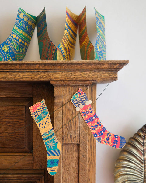 NEW: Stockings Concertina Garland