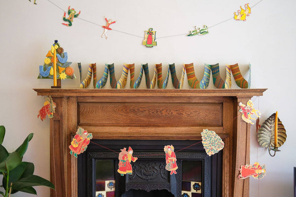 NEW: Stockings Concertina Garland