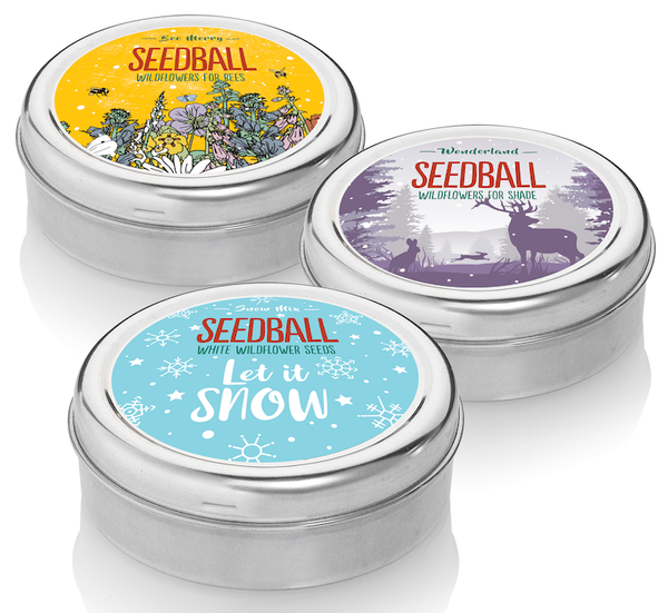 NEW: Wonderland Seedball Christmas Festive Tin