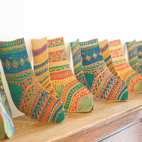 NEW: Stockings Concertina Garland