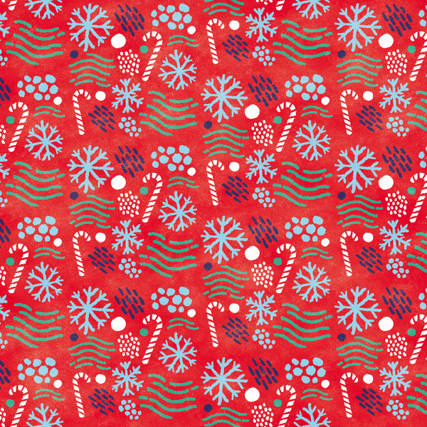 Candy cane gift wrap