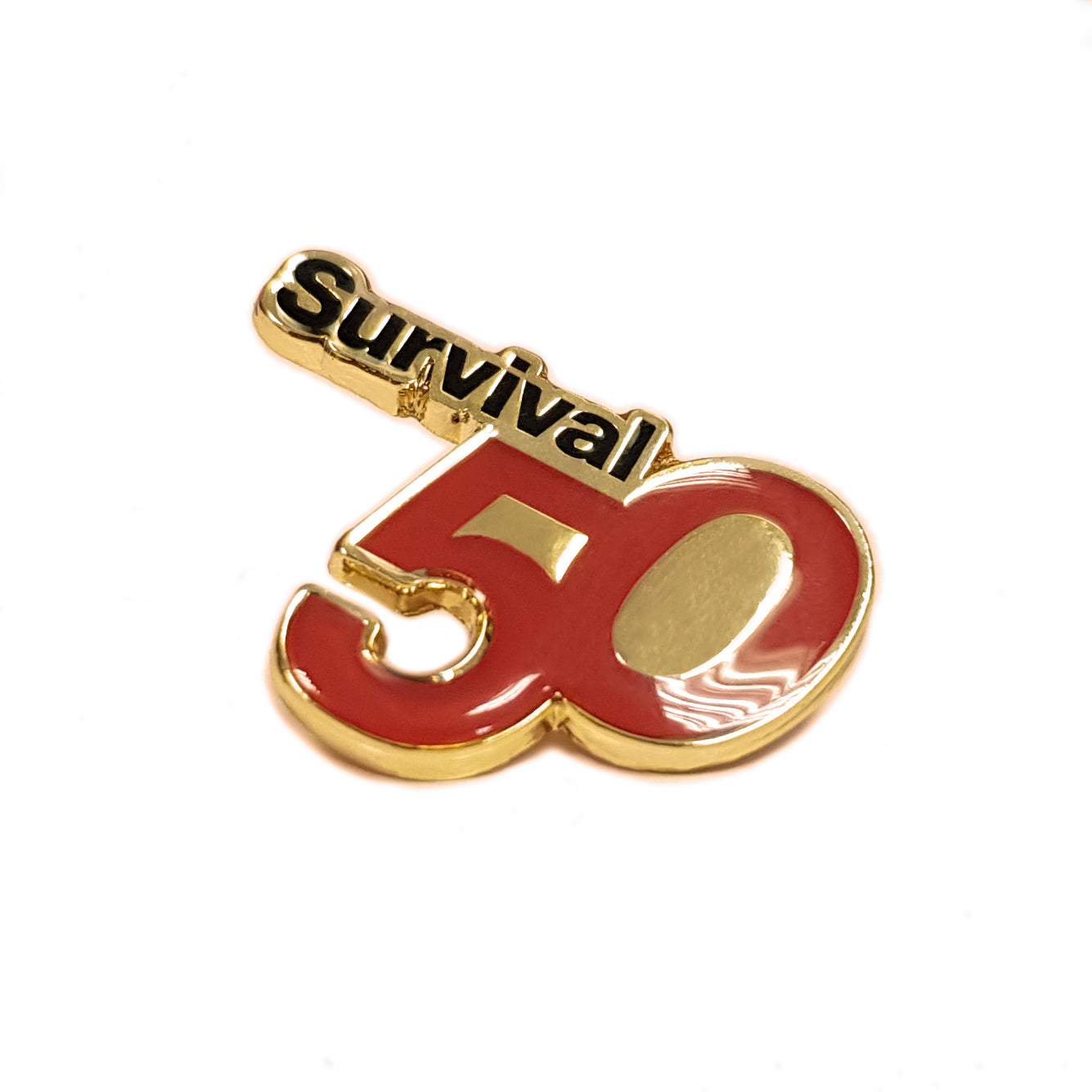 50th Anniversary pin badge