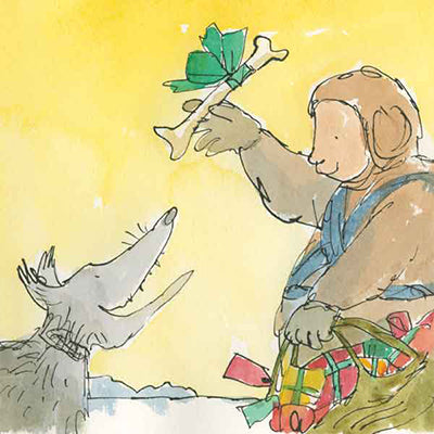 Christmas Treat cards by Quentin Blake